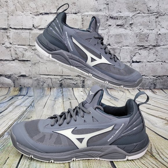 Mizuno Luminous Womens Athletic Shoes Sneakers Size 8.5 Gray White 430266-9191 - Picture 2 of 9